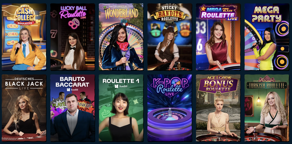 Spinanga Casino Live Games