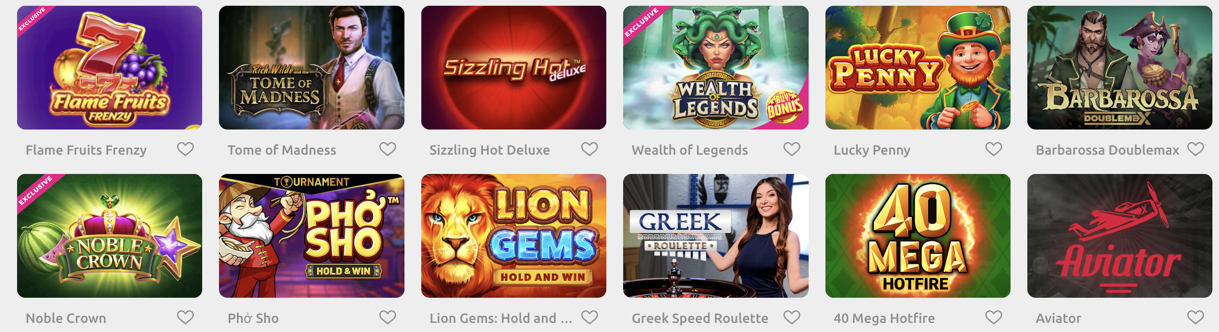 Cadoola Slots Games