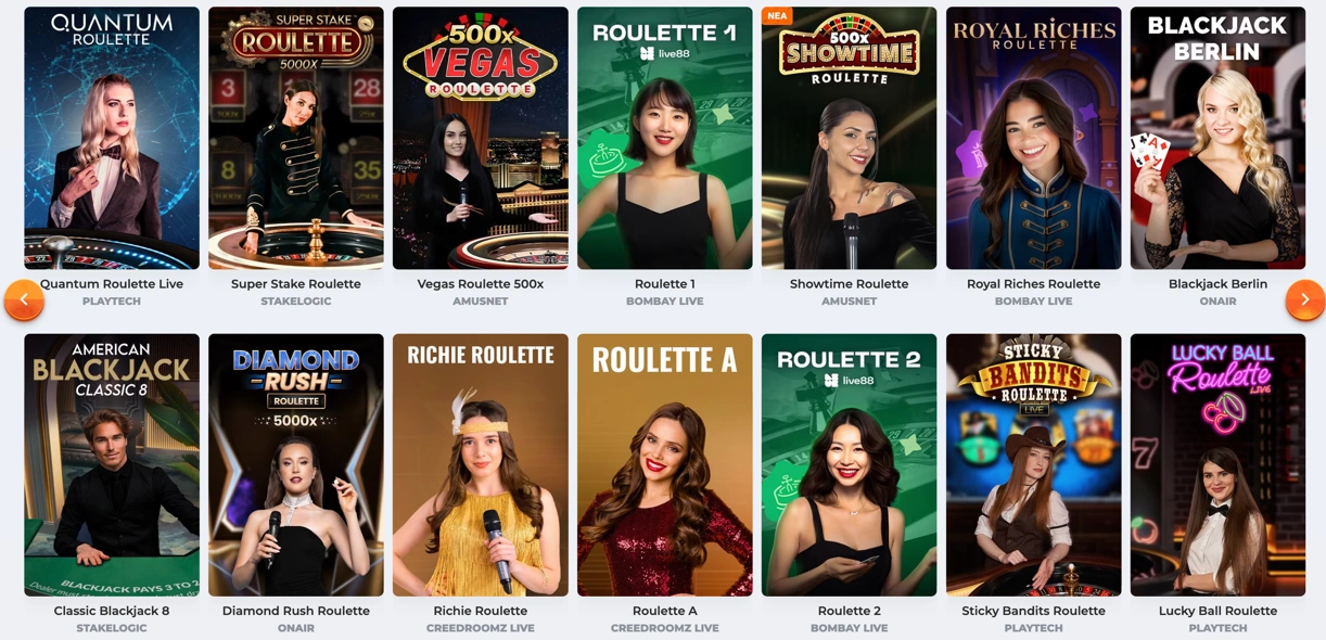 Betriot Live Games
