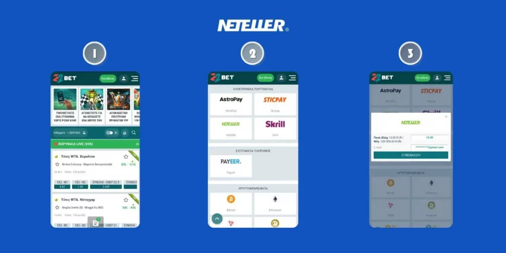 neteller 22bet withdrawal