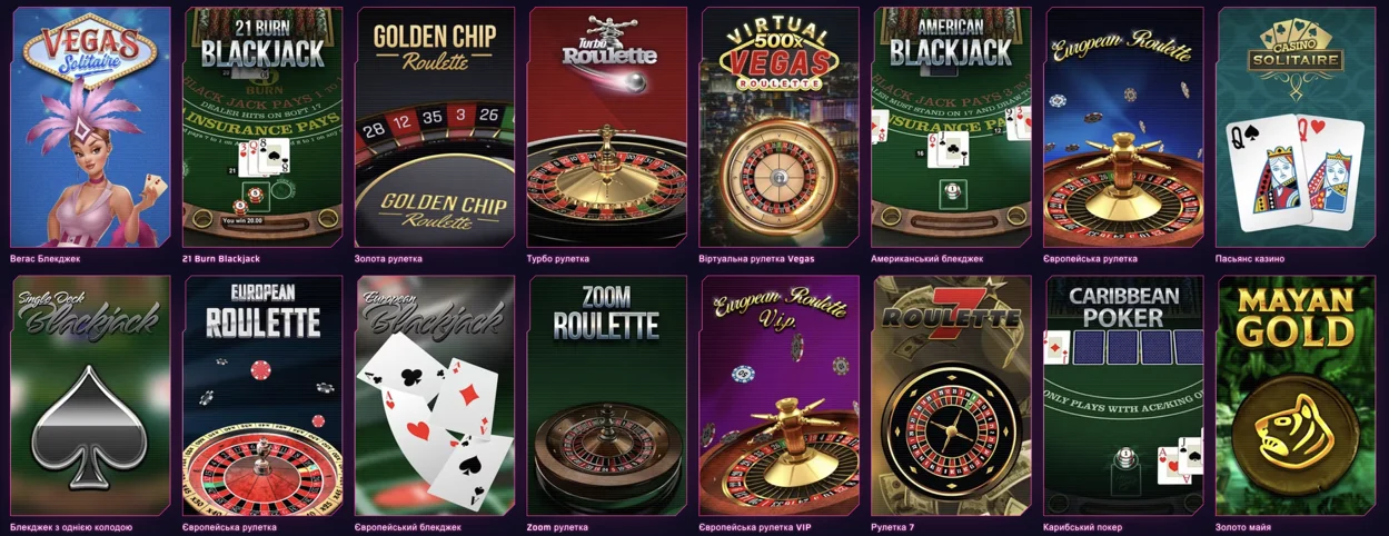 Roby Casino Table Games