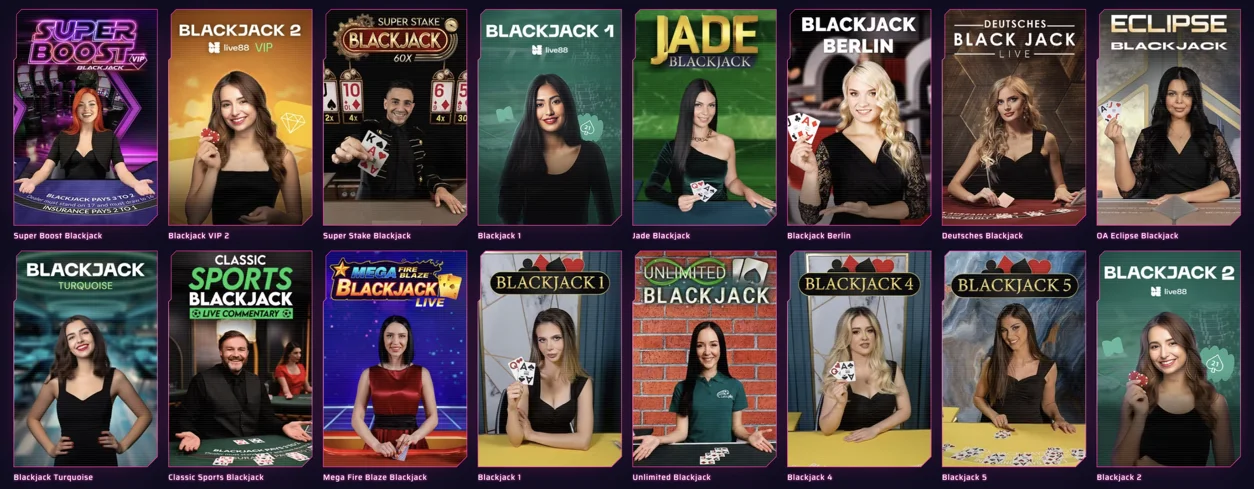 Roby Casino Live Games